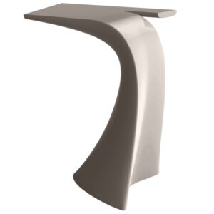 VONDOM &Scaron;edo hněd&yacute; plastov&yacute; barov&yacute; stůl WING 76 x 50 cm