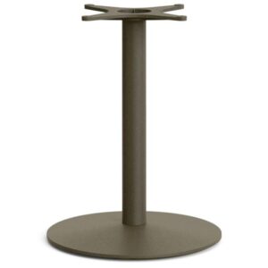 Vět&scaron;&iacute; tmavě zelen&aacute; kovov&aacute; stolov&aacute; podnož Kave Home Esilda 72 cm