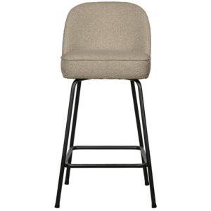 WOOOD B&eacute;žov&aacute; boucl&eacute; barov&aacute; židle Tergi 65 cm
