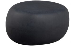 WOOOD Čern&yacute; betonov&yacute; konferenčn&iacute; stolek Peblo 65 x 49 cm