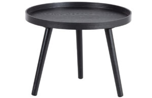 WOOOD Čern&yacute; dřevěn&yacute; konferenčn&iacute; stolek Mireli 45 cm