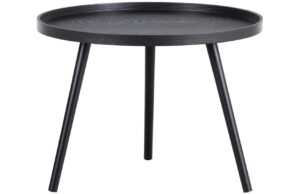 WOOOD Čern&yacute; dřevěn&yacute; konferenčn&iacute; stolek Mireli 60 cm