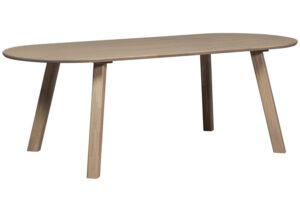 WOOOD Hnědo&scaron;ed&yacute; dubov&yacute; j&iacute;deln&iacute; stůl Tablo 220 x 90 cm