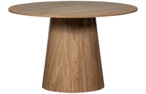 WOOOD Hněd&yacute; kulat&yacute; j&iacute;deln&iacute; stůl Ann 120 cm
