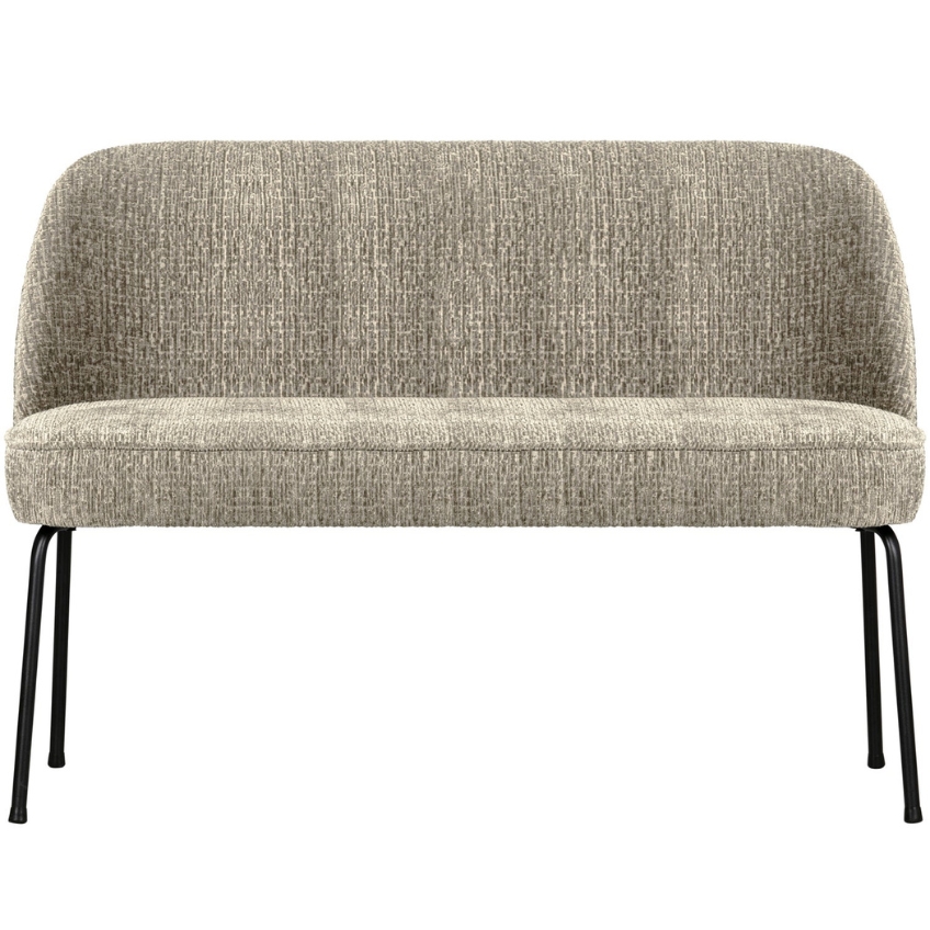 WOOOD Krémově bílá sametová lavice Tergi 120 cm