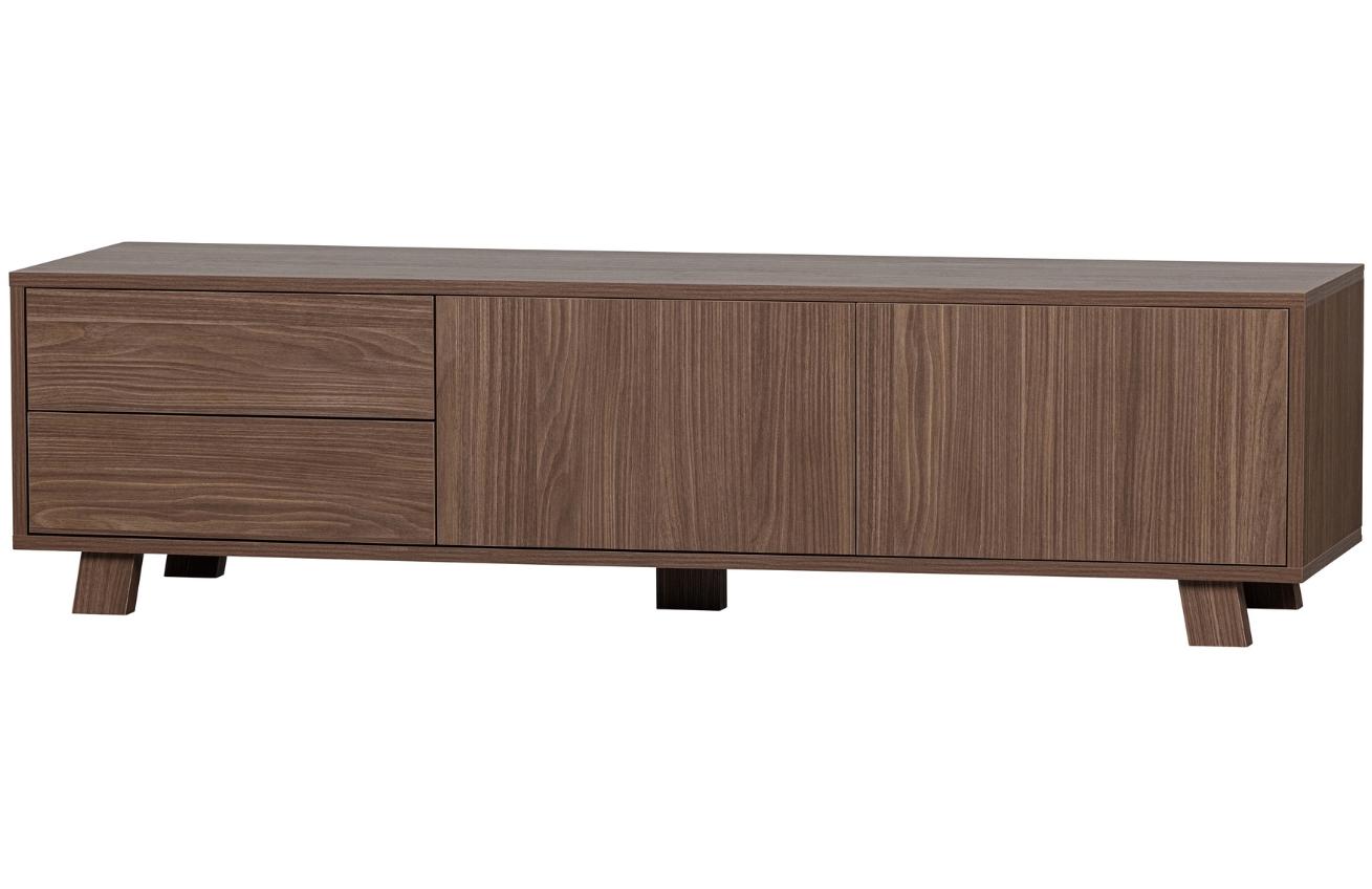 WOOOD Ořechový TV stolek Eppes 160 x 44 cm