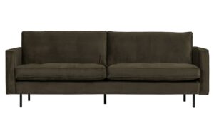 WOOOD Sametov&aacute; pohovka Raden 230 cm s pro&scaron;&iacute;v&aacute;n&iacute;m