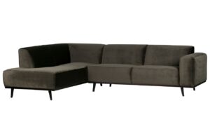 WOOOD Sametov&aacute; rohov&aacute; pohovka Twilight 274 cm