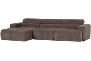 WOOOD &Scaron;edohněd&aacute; man&scaron;estrov&aacute; rohov&aacute; pohovka Novi 300 cm