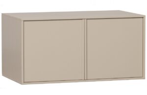 WOOOD Světle &scaron;ed&aacute; borovicov&aacute; komoda Grau II. 100 x 58 cm