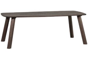 WOOOD Tmav&yacute; dubov&yacute; j&iacute;deln&iacute; stůl Tablo 220 x 100 cm