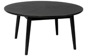 White Label Čern&yacute; dubov&yacute; konferenčn&iacute; stolek WLL FABIO 80 cm