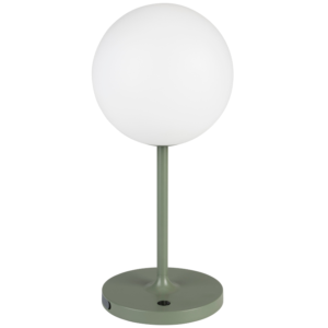 White Label Zelen&aacute; kovov&aacute; stoln&iacute; lampa WLL HUB