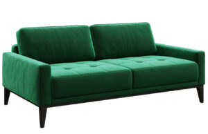 Zelen&aacute; dvoum&iacute;stn&aacute; sametov&aacute; pohovka MESONICA Musso Tufted 173 cm