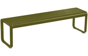 Zelen&aacute; kovov&aacute; lavice Fermob Bellevie 161 cm - odst&iacute;n pesto