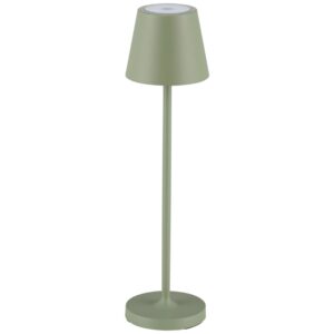 Zelen&aacute; kovov&aacute; nab&iacute;jec&iacute; stoln&iacute; LED lampa Nova Luce Petit