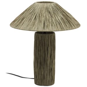 Zelen&aacute; stoln&iacute; lampa Kave Home Samse