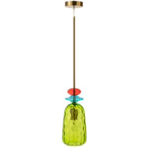 Zelen&eacute; skleněn&eacute; z&aacute;věsn&eacute; světlo J-line Multicolor