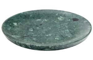 Zelen&yacute; mramorov&yacute; serv&iacute;rovac&iacute; tal&iacute;ř Kave Home Ecin 30 cm