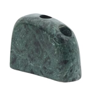 Zelen&yacute; mramorov&yacute; sv&iacute;cen Kave Home Signe 15 cm