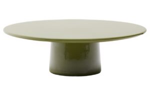 Zelen&yacute; zahradn&iacute; stolek Kave Home Albanella 110 cm