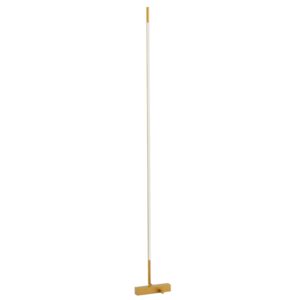Zlat&aacute; kovov&aacute; stojac&iacute; LED lampa Nova Luce Raccio 140 cm