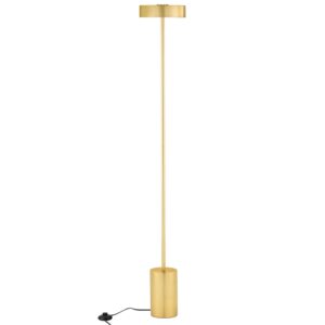 Zlat&aacute; kovov&aacute; stojac&iacute; LED lampa Nova Luce Thea 135 cm