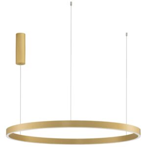 Zlat&eacute; z&aacute;věsn&eacute; LED světlo Nova Luce Elowen 98 cm