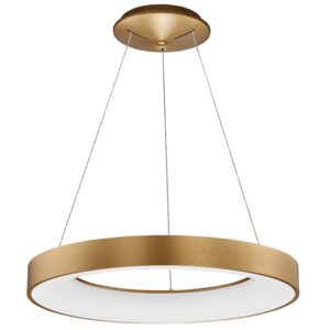 Zlat&eacute; z&aacute;věsn&eacute; LED světlo Nova Luce Rando Thin 60 cm