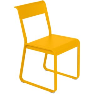 Žlut&aacute; kovov&aacute; zahradn&iacute; židle Fermob Bellevie