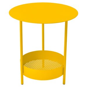 Žlut&yacute; kovov&yacute; zahradn&iacute; odkl&aacute;dac&iacute; stolek Fermob Salsa 50 cm