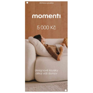 momenti Designov&yacute; e-poukaz 5000 Kč