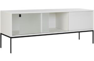 noo.ma B&iacute;l&yacute; TV stolek Met 160 x 42 cm