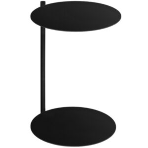 noo.ma Čern&yacute; kovov&yacute; odkl&aacute;dac&iacute; stolek Ande 40 cm