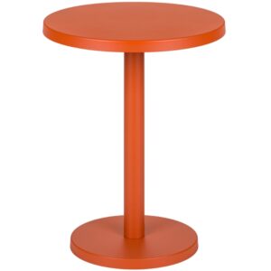 noo.ma Oranžov&yacute; kovov&yacute; odkl&aacute;dac&iacute; stolek Odo 44 cm