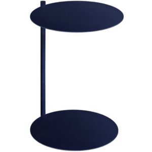 noo.ma Tmavě modr&yacute; kovov&yacute; odkl&aacute;dac&iacute; stolek Ande 40 cm