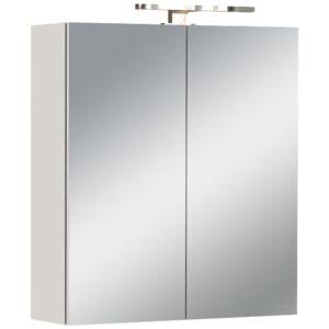 Germania Kr&eacute;mově b&iacute;l&aacute; koupelnov&aacute; zrcadlov&aacute; skř&iacute;ňka Arcena 71 x 60 cm