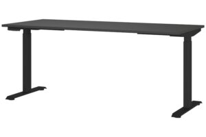 Germania Tmavě &scaron;ed&yacute; v&yacute;&scaron;kově nastaviteln&yacute; pracovn&iacute; stůl Mailand 180 x 80 cm