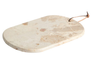 Kave Home B&eacute;žov&eacute; mramorov&eacute; serv&iacute;rovac&iacute; prk&eacute;nko Orlina 35 x 23 cm