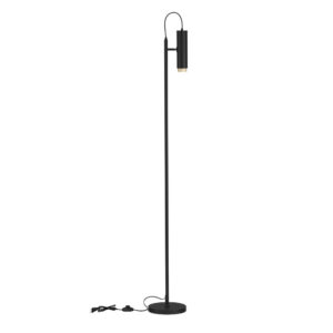 Nova Luce Čern&aacute; stojac&iacute; lampa Nessi 160 cm