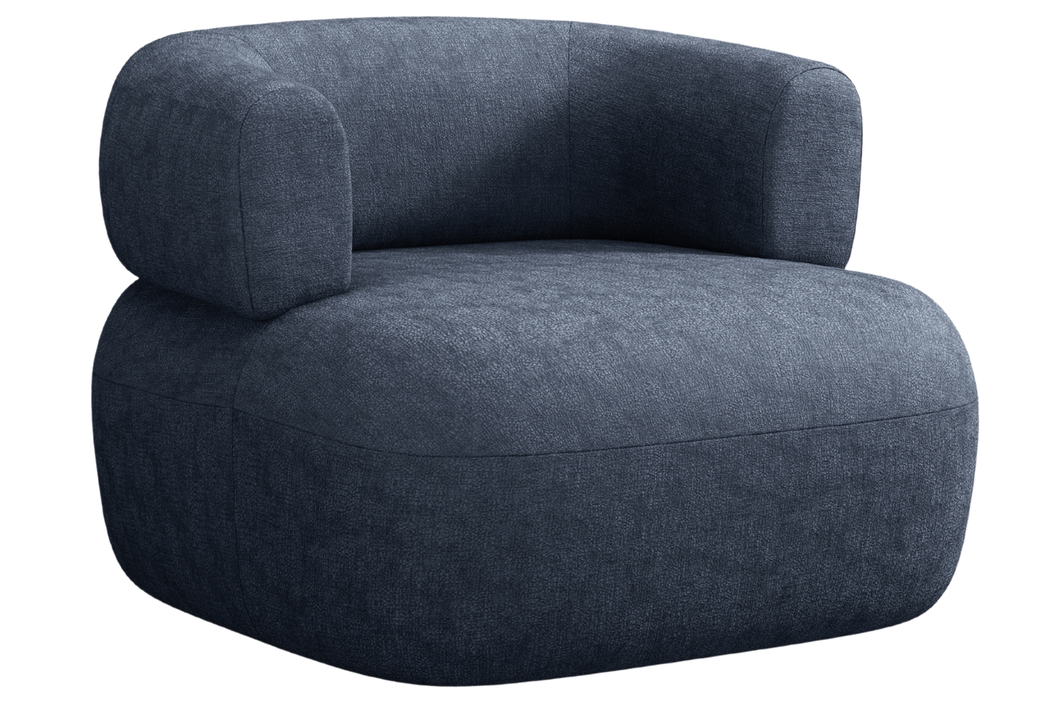 Windsor & Co Modré křeslo Aldrin