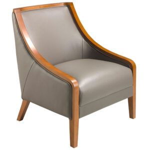 Angel Cerd&aacute; &Scaron;ed&eacute; kožen&eacute; křeslo No. 5126