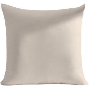 B&iacute;l&aacute; polyesterov&aacute; v&yacute;plň do pol&scaron;t&aacute;ře Kave Home Fluff 70 x 70 cm