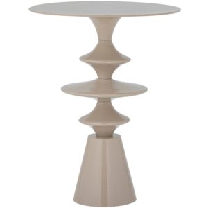 Bloomingville B&eacute;žov&yacute; kovov&yacute; odkl&aacute;dac&iacute; stolek Samio &Oslash; 35