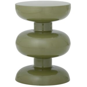 Bloomingville Zelen&yacute; kovov&yacute; odkl&aacute;dac&iacute; stolek Alba &Oslash; 33