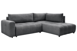 Bobochic Paris Tmavě &scaron;ed&aacute; rozkl&aacute;dac&iacute; pohovka Arsene 277 cm