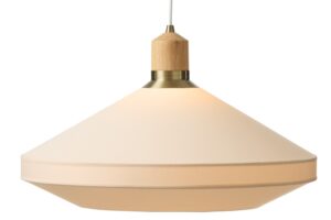 Halo Design Kr&eacute;mově b&iacute;l&eacute; z&aacute;věsn&eacute; světlo Paris Soft 56 cm