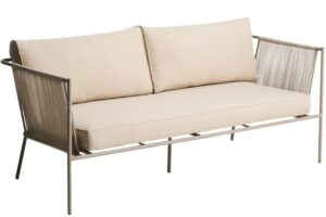 Kave Home B&eacute;žov&aacute; zahradn&iacute; pohovka Zivia 178 cm