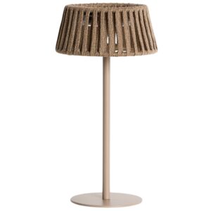 Kave Home B&eacute;žov&aacute; zahradn&iacute; sol&aacute;rn&iacute; LED lampa Aldet