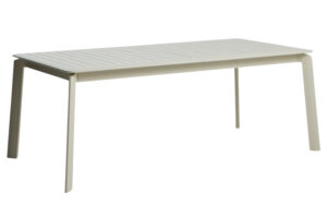 Kave Home Kr&eacute;mov&yacute; hlin&iacute;kov&yacute; rozkl&aacute;dac&iacute; zahradn&iacute; stůl Brela 205/287 x 100 cm